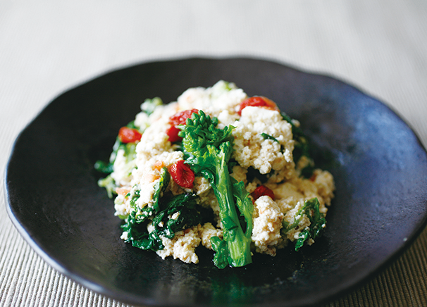 「菜の花の白和え」